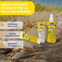 Protezione Estate|Chicco Baby Moments Sun - Crema Solare Spf 50+ 75 Ml.