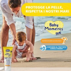 Protezione Estate|Chicco Baby Moments Sun - Crema Solare Mineral 75Ml