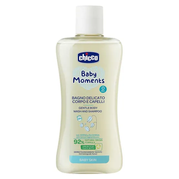 Shampoo E Bagnoschiuma|Chicco Bagno Delicato Corpo E Capelli Baby Moments