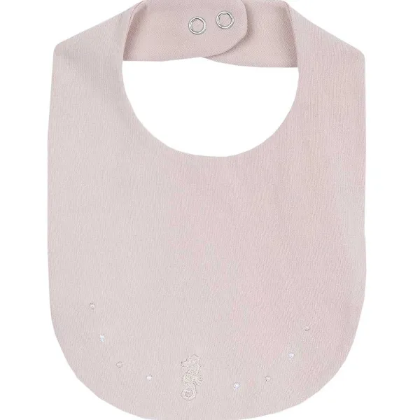 Bavagli|Chicco Bavaglino Con Ricamo Rosa Medio