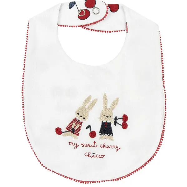 Bavagli|Chicco Bavaglino Con Ricamo