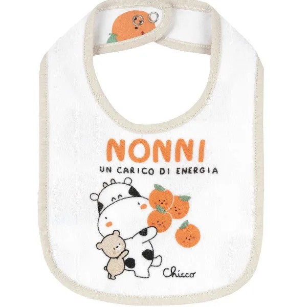 Bavagli|Chicco Bavaglino Stampato Naturale Stampato