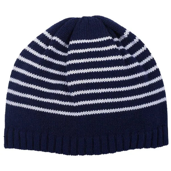 Cappelli, Guanti E Sciarpe|Chicco Cappello Rigato Blu Scuro