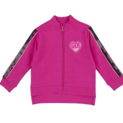 Cardigan|Chicco Cardigan Di Felpa Con Zip Rosa Scuro