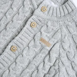 Cardigan|Chicco Cardigan In Maglia Grigio Medio