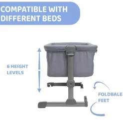 Culle E Lettini|Chicco Next2Me Essential Culla Co-Sleeping Stone Re_Lux