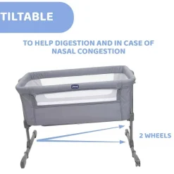 Culle E Lettini|Chicco Next2Me Essential Culla Co-Sleeping Stone Re_Lux