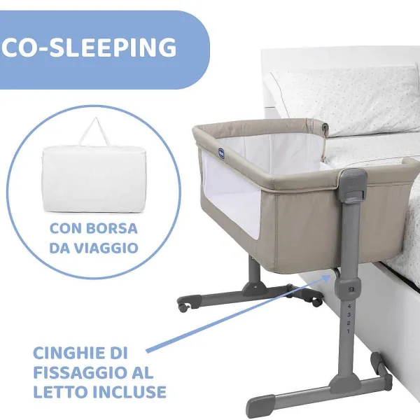 Culle E Lettini|Chicco Next2Me Essential Culla Co-Sleeping Dune Re_Lux