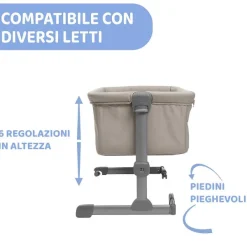Culle E Lettini|Chicco Next2Me Essential Culla Co-Sleeping Dune Re_Lux