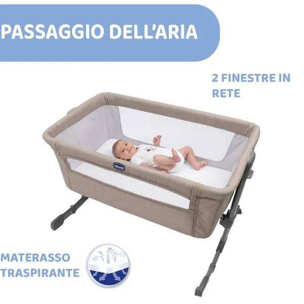 Culle E Lettini|Chicco Next2Me Essential Culla Co-Sleeping Dune Re_Lux