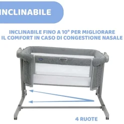 Culle E Lettini|Chicco Next2Me Magic Evo Culla Cosleeping Dark Grey