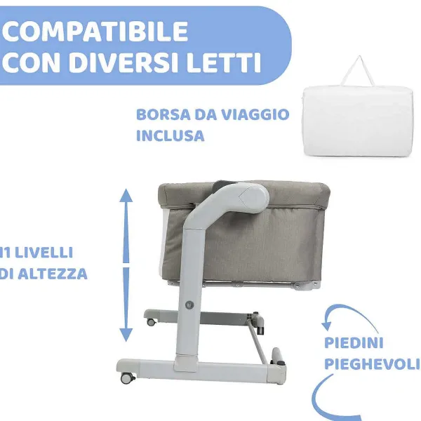 Culle E Lettini|Chicco Next2Me Magic Evo Culla Cosleeping Desert Taupe