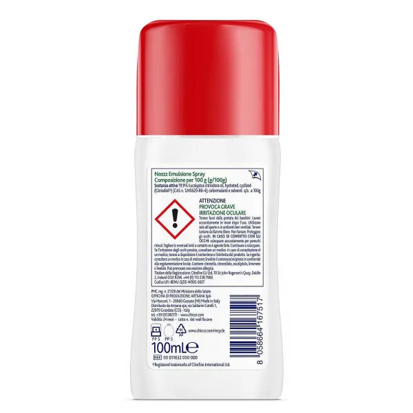 Protezione Estate|Chicco Nozzz Emulsione Spray Insetto Repellente.