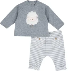 Completi|Chicco Completo Maglia Con Pantalone Grigio Medio