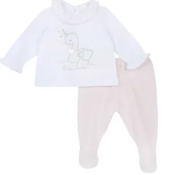 Completi|Chicco Completo Maglia E Pantaloni Con Piedini