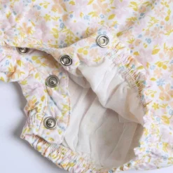 Completi|Chicco Completo Maglietta Con Salopette Corta Fantasia Fiorellini