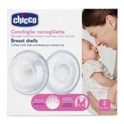 Coppette Assorbilatte|Chicco Conchiglie Raccogli Latte 2 Pz