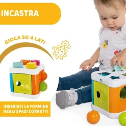 Incastri E Impilabili|Chicco Cubo Incastra & Martella 2 In 1