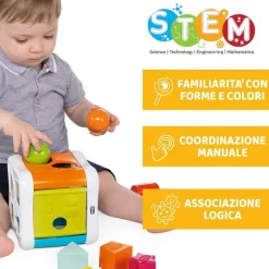 Incastri E Impilabili|Chicco Cubo Incastra & Martella 2 In 1