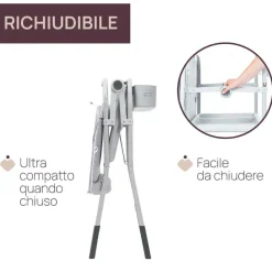 Bagnetti E Fasciatoi|Chicco Cuddle&Bubble Grey Melange