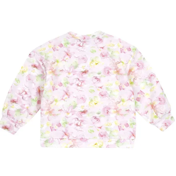 Cardigan|Chicco Felpa Con Zip Fantasia Floreale