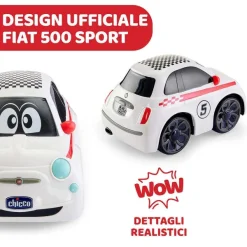 Macchinine, Radiocomandi E Playset|Chicco Fiat 500 Sport Radiocomandata