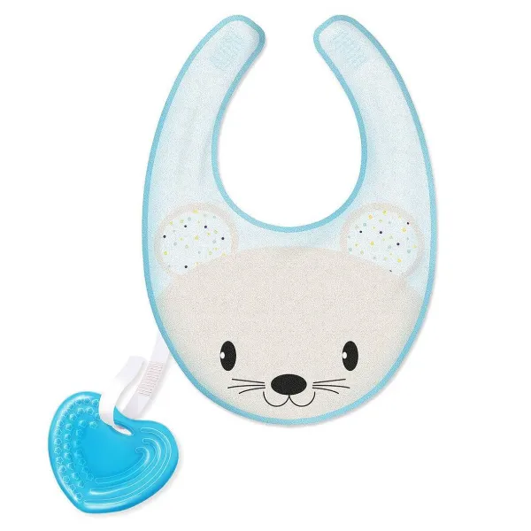 Massaggiagengive|Chicco Fresh Bib Bavaglino Con Massaggiagengive Azzurro