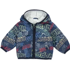 Giacche|Chicco Giubbino Antivento Con Cappuccio Blu Scuro