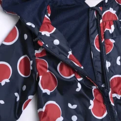 Giacche|Chicco Giubbino Con Volant E Fantasia All Over - Poliestere Riciclato Blu Stampato