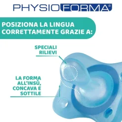Succhietti Physioforma|Chicco Gommotto Physioforma® Soft 2-6M (2 Pcs) Azzurro