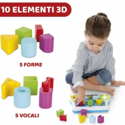 Giochi Montessoriani|Chicco Le Forme Delle Vocali