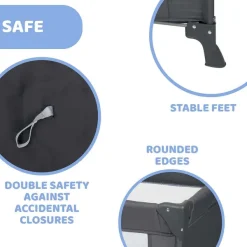 Culle E Lettini|Chicco Lettino Da Viaggio Good Night Dark Grey