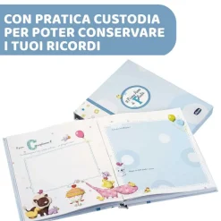Album Nascita|Chicco Libro Ricordi Azzurro