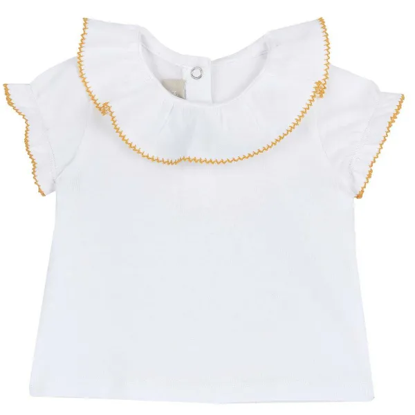 T-Shirt|Chicco Maglietta Collo Volant