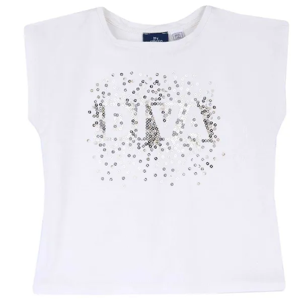 T-Shirt|Chicco Maglietta Con Paillettes