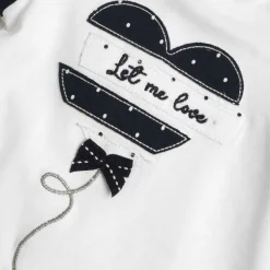 T-Shirt|Chicco Maglietta Con Ricamo E Applicazioni