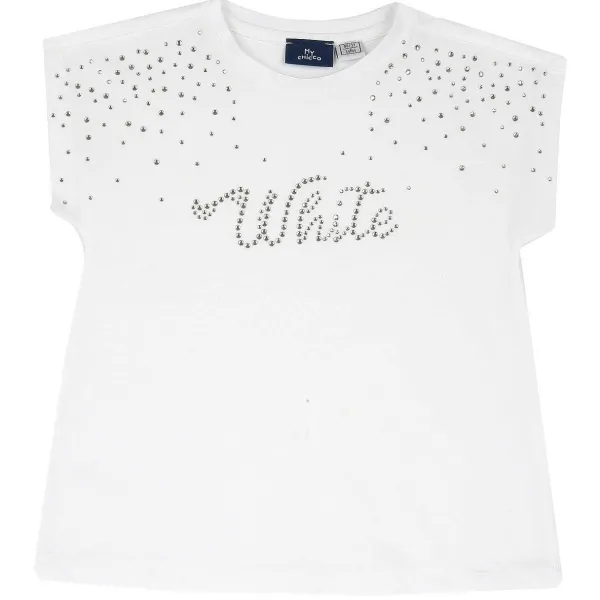 T-Shirt|Chicco Maglietta Con Strass