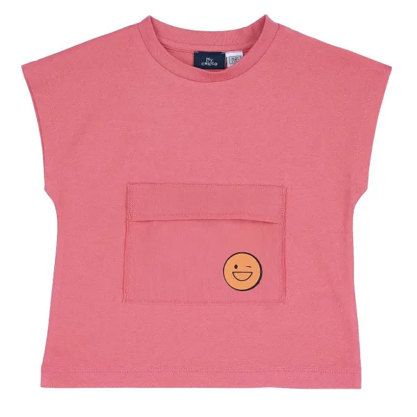 T-Shirt|Chicco Maglietta Manica Corta Rosa Scuro