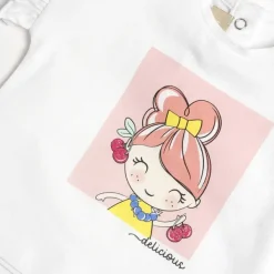 T-Shirt|Chicco Maglietta Manica Corta Con Volants
