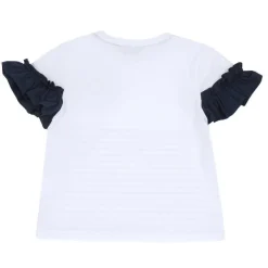 T-Shirt|Chicco Maglietta Manica Corta Con Fiore Applicato
