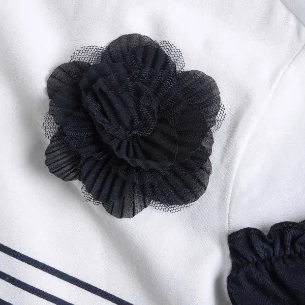 T-Shirt|Chicco Maglietta Manica Corta Con Fiore Applicato