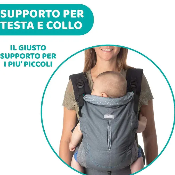Marsupi|Chicco Myamaki Fit Cool Grey