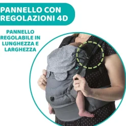 Marsupi|Chicco Myamaki Fit Cool Grey