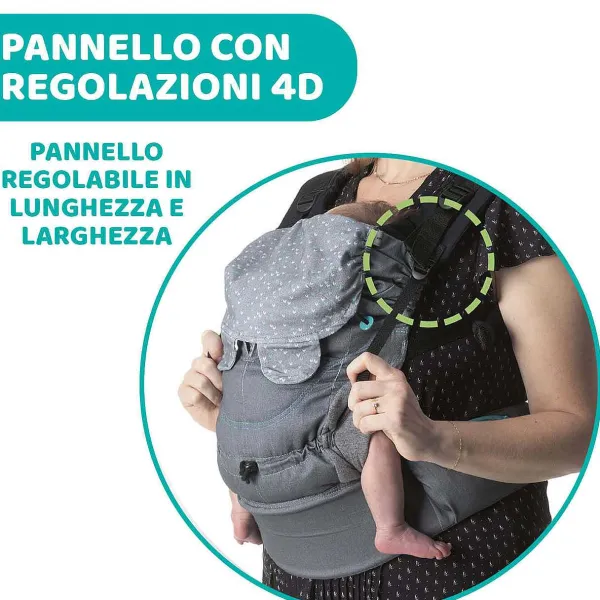 Marsupi|Chicco Myamaki Fit Cool Grey