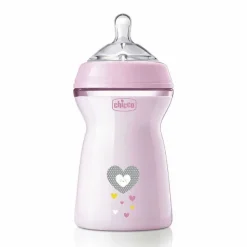 Biberon|Chicco Naturalfeeling Biberon 6M+ 330Ml Flusso Veloce Rosa