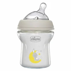 Biberon|Chicco Naturalfeeling Biberon Vetro 0M+ 150Ml Flusso Lento