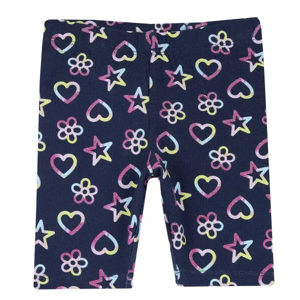 Pantaloni|Chicco Pantaloni Corti Fantasia Blu Stampato