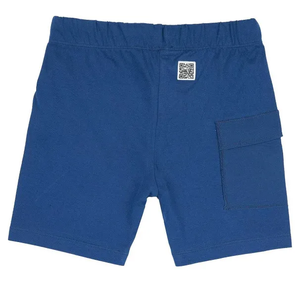 Pantaloni|Chicco Pantaloni Corti Tinta Unita Blu Medio