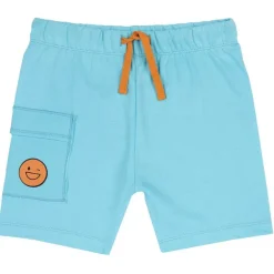 Pantaloni|Chicco Pantaloni Corti Tinta Unita Azzurro Medio