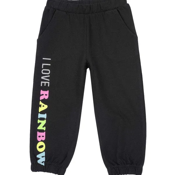 Pantaloni|Chicco Pantaloni Lunghi In Felpa Nero